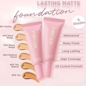 Pink flash matt Foundation
