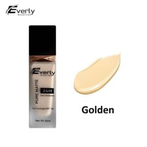 Everly Beauties Foundadion Pure Matte Full Coverage With Spf  15+