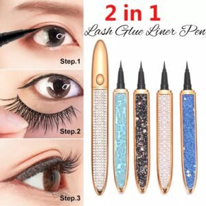 2 In 1 Magnetic Eye liner false eyelash pen & eyeliner