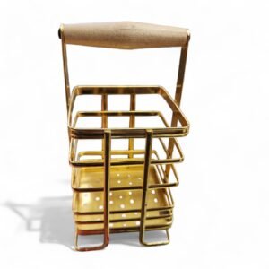 Designer Golden Colour Metal Spoon Holder/ Spoon, Knife Stand/ Dinning Table Organizer